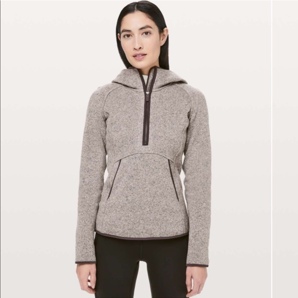 Fleece and thank you pullover